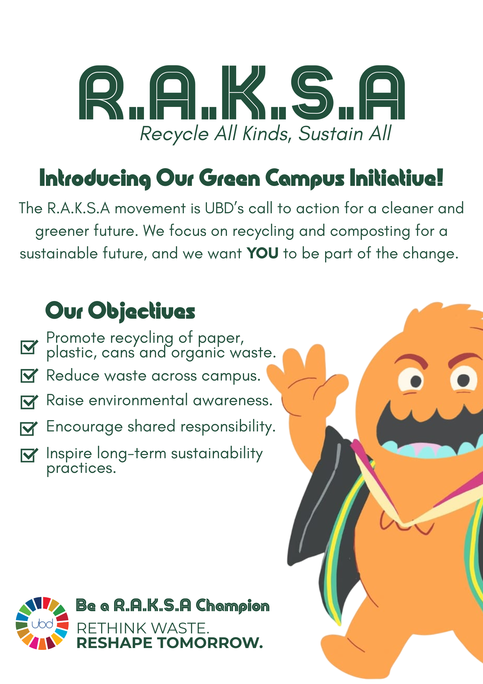 Simbol Raksa RAKSA Campaign - UBD Sustainability